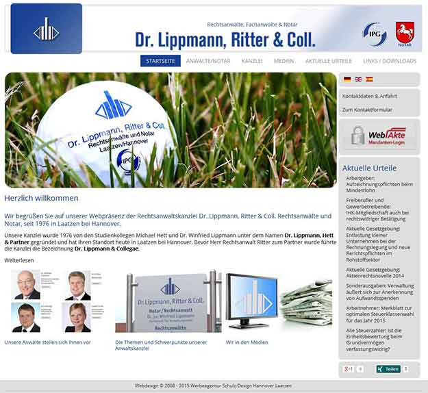Webdesign Rechtsanwalt Rechtsanw&auml;lte Rechtsanwaltskanzlei
